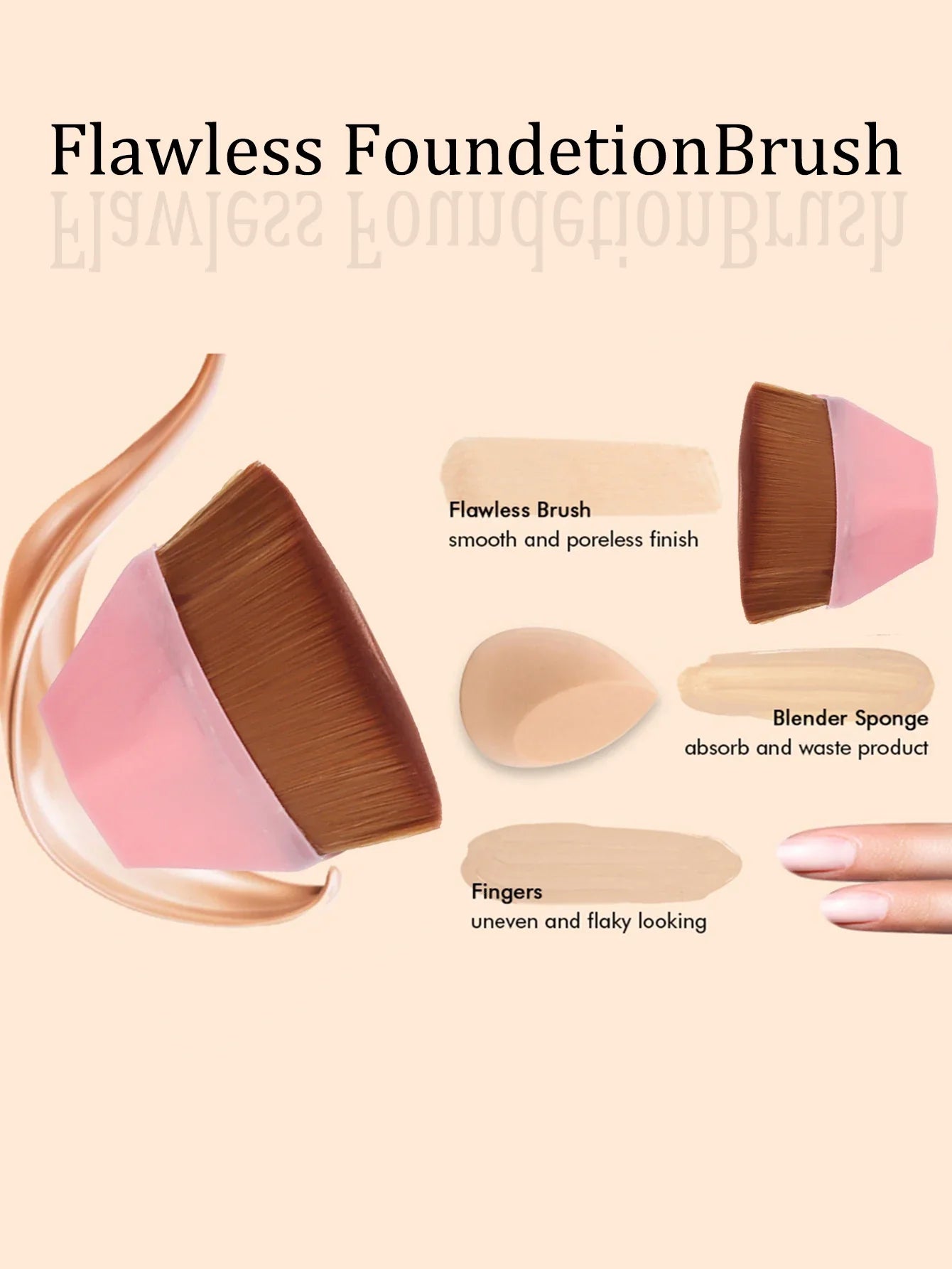 Makeup Brush for Body Foundation and Blush