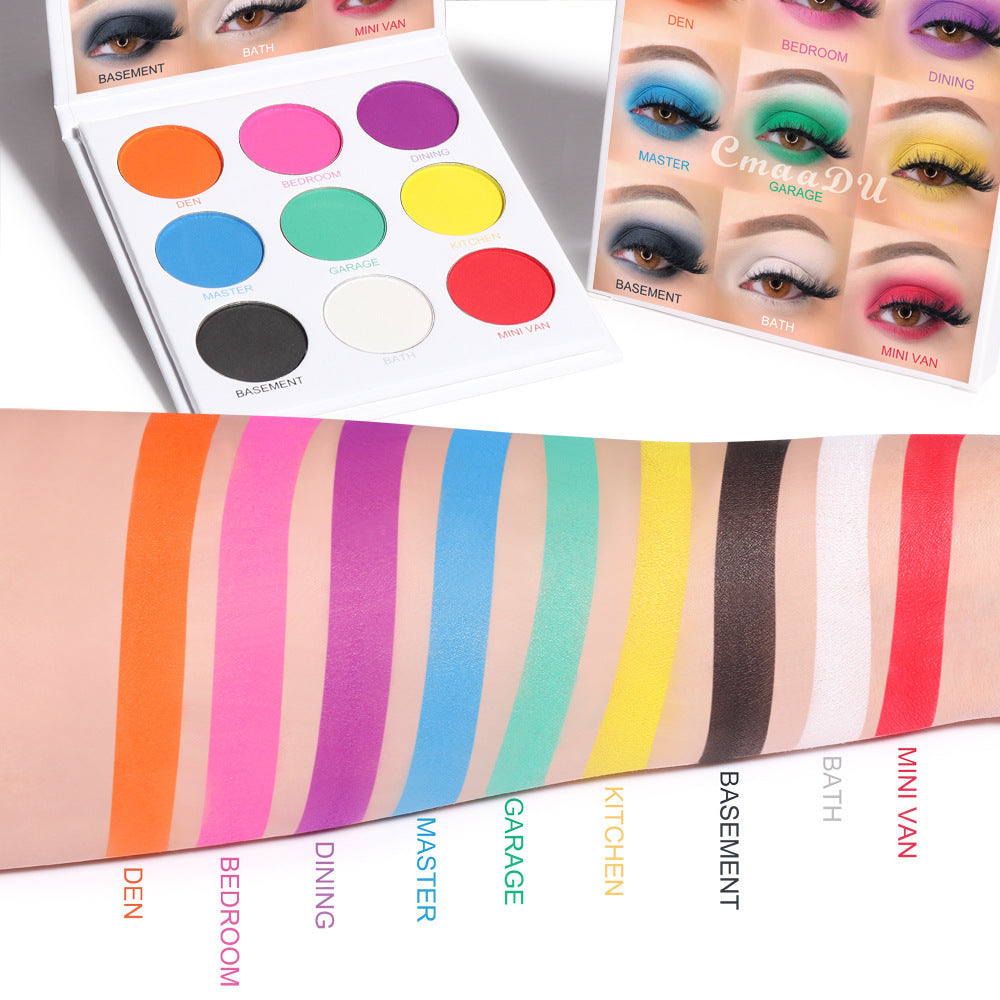 Matte And Metallic Glitter Eyeshadow Palette