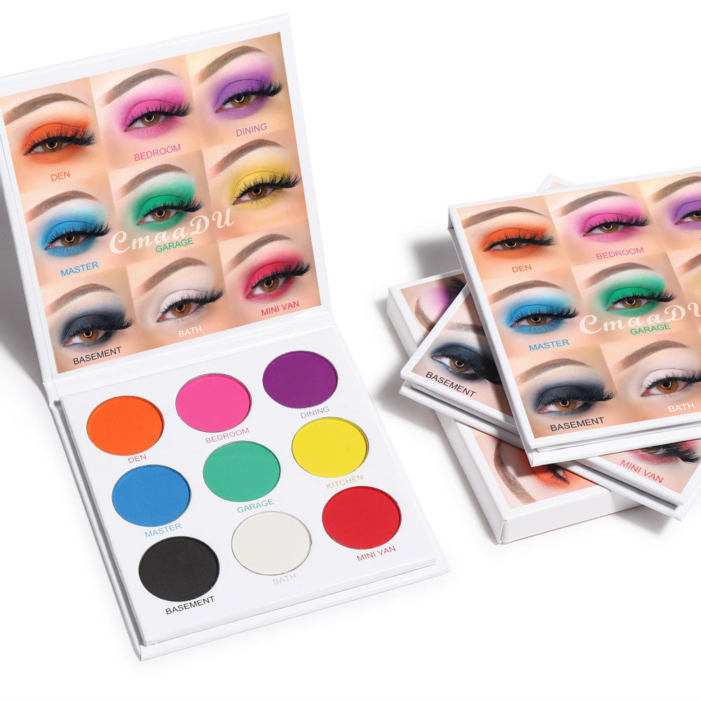 Matte And Metallic Glitter Eyeshadow Palette
