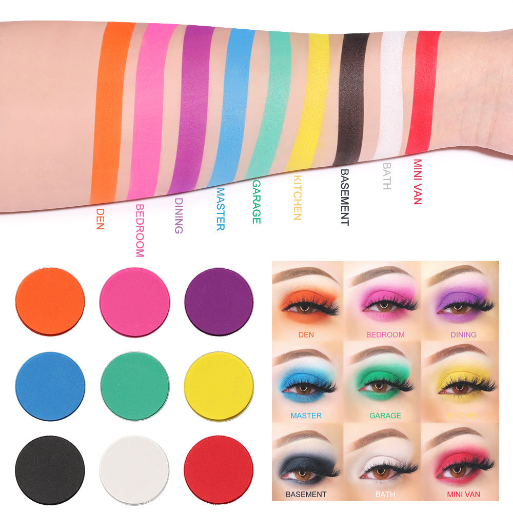 Matte And Metallic Glitter Eyeshadow Palette