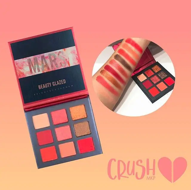 Matte Glitter Eyeshadow Palette 9 Colors