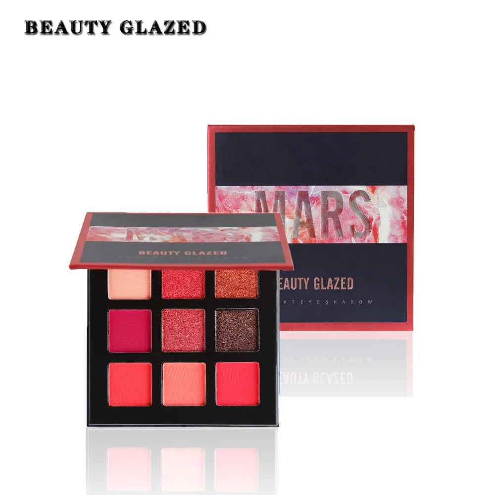 Matte Glitter Eyeshadow Palette 9 Colors