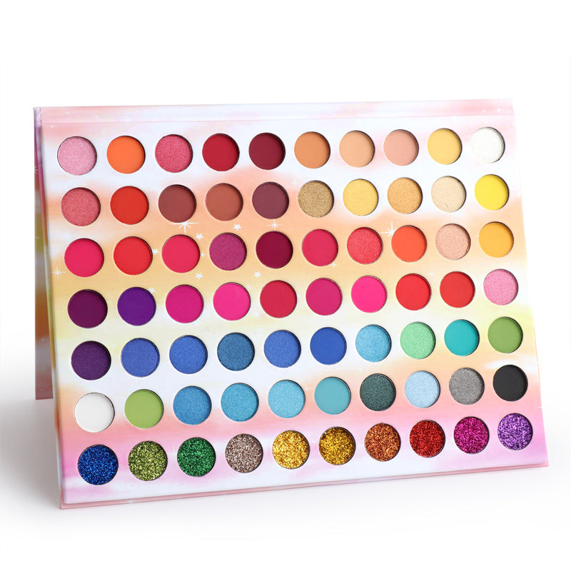 Matte Glitter Metal Eyeshadow Palette