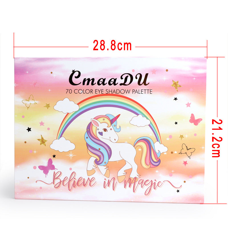 Matte Glitter Metal Eyeshadow Palette