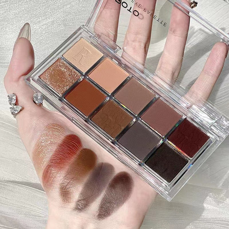 Matte Glitter Pearl Eyeshadow Palette