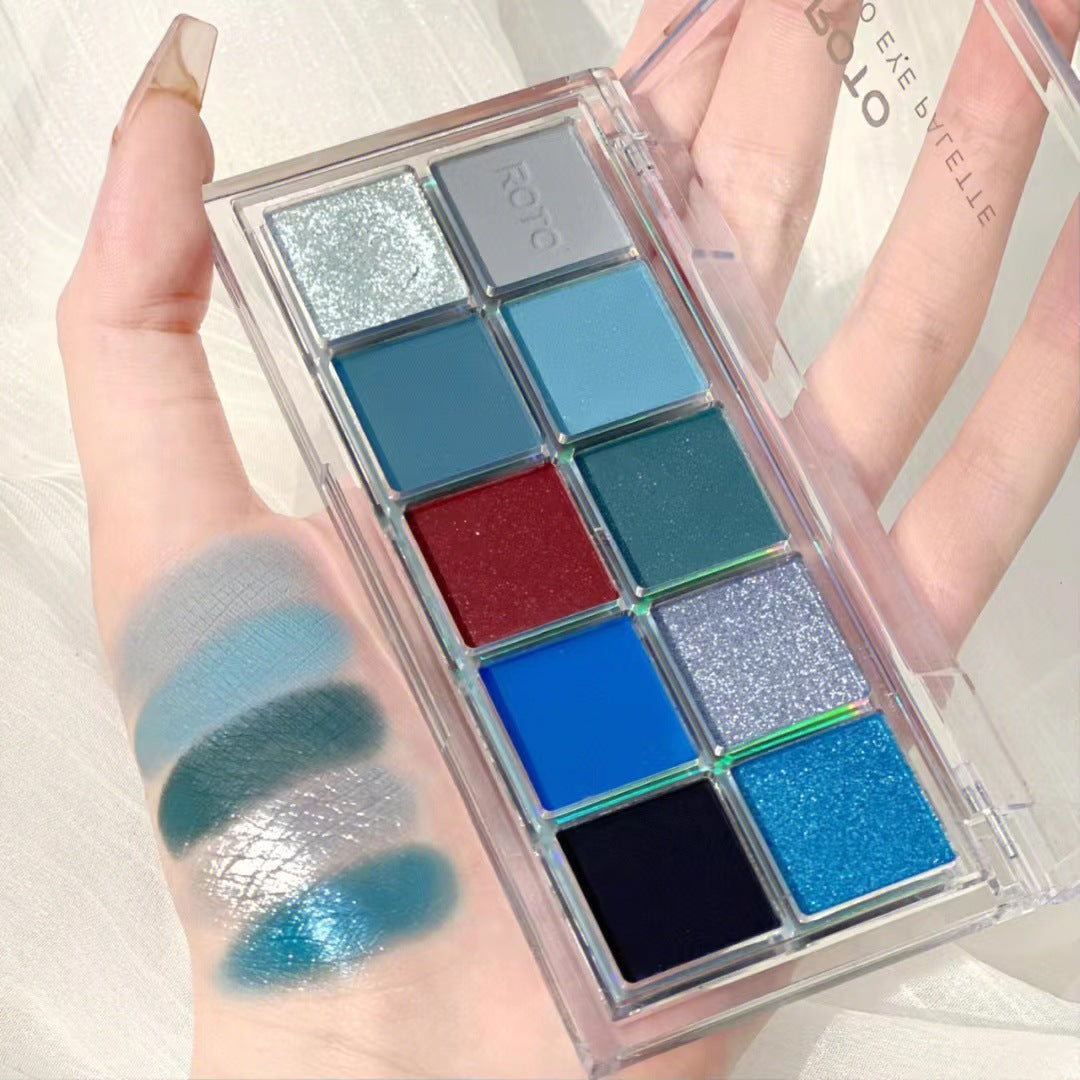Matte Glitter Pearl Eyeshadow Palette