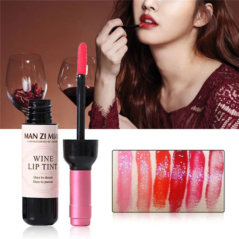 Matte Liquid Lipstick Red Wine Bottle Shaped Lip Gloss