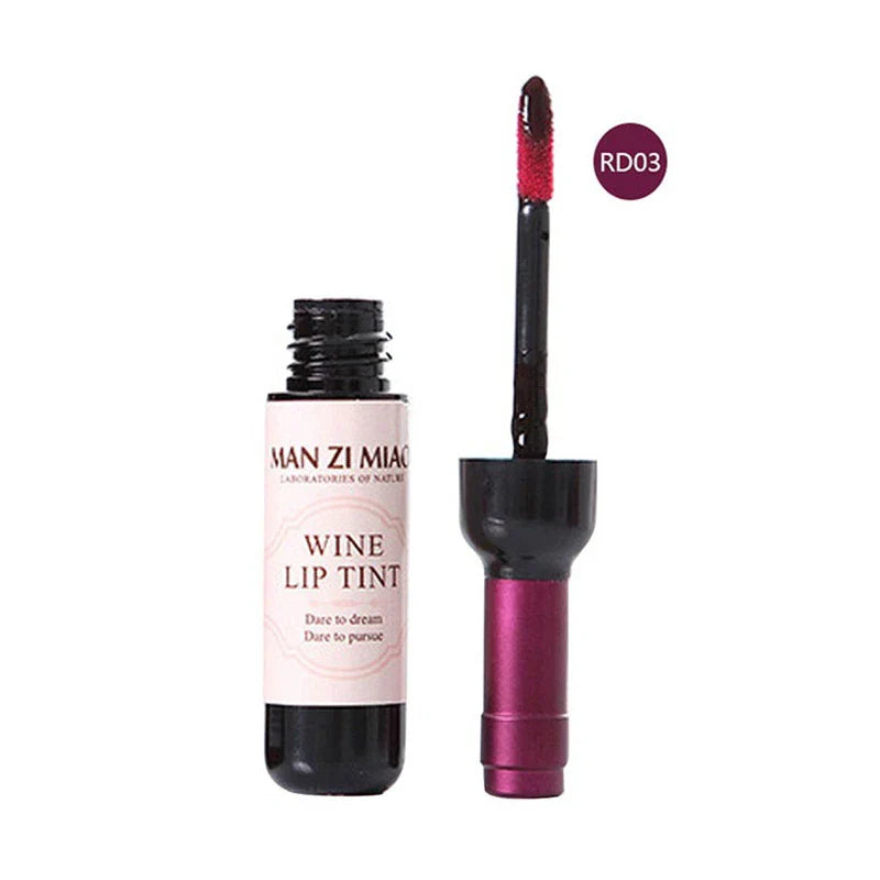 Matte Liquid Lipstick Red Wine Bottle Shaped Lip Gloss