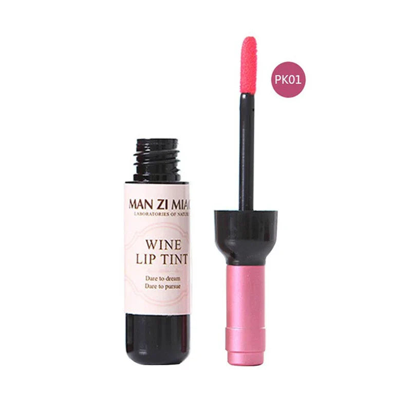 Matte Liquid Lipstick Red Wine Bottle Shaped Lip Gloss