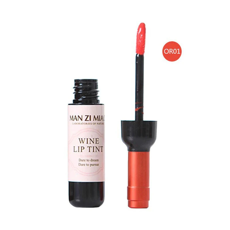 Matte Liquid Lipstick Red Wine Bottle Shaped Lip Gloss