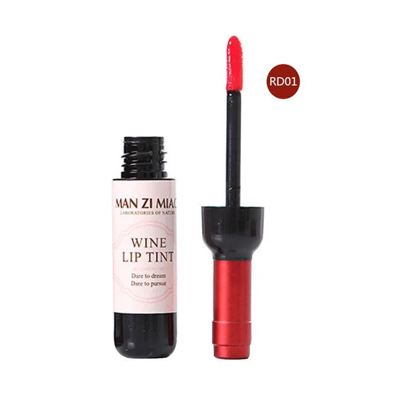 Matte Liquid Lipstick Red Wine Bottle Shaped Lip Gloss
