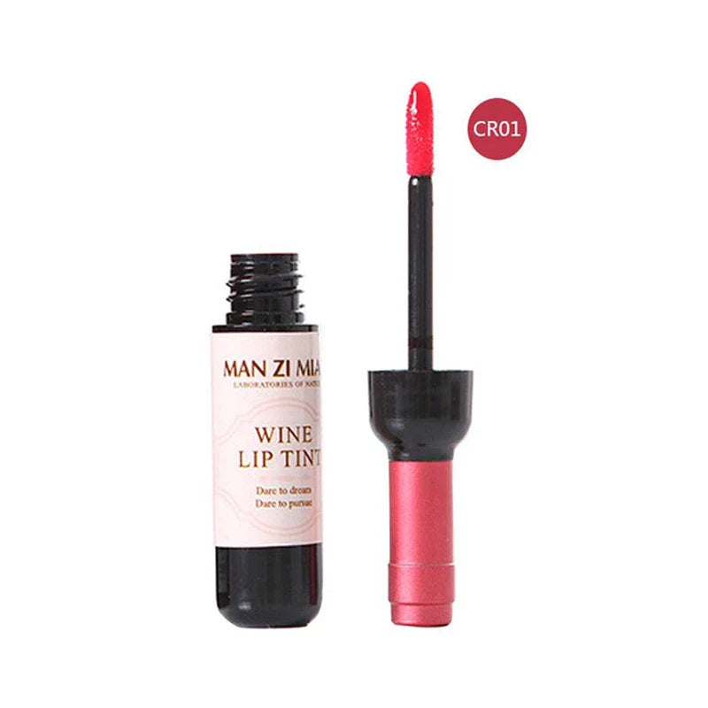 Matte Liquid Lipstick Red Wine Bottle Shaped Lip Gloss