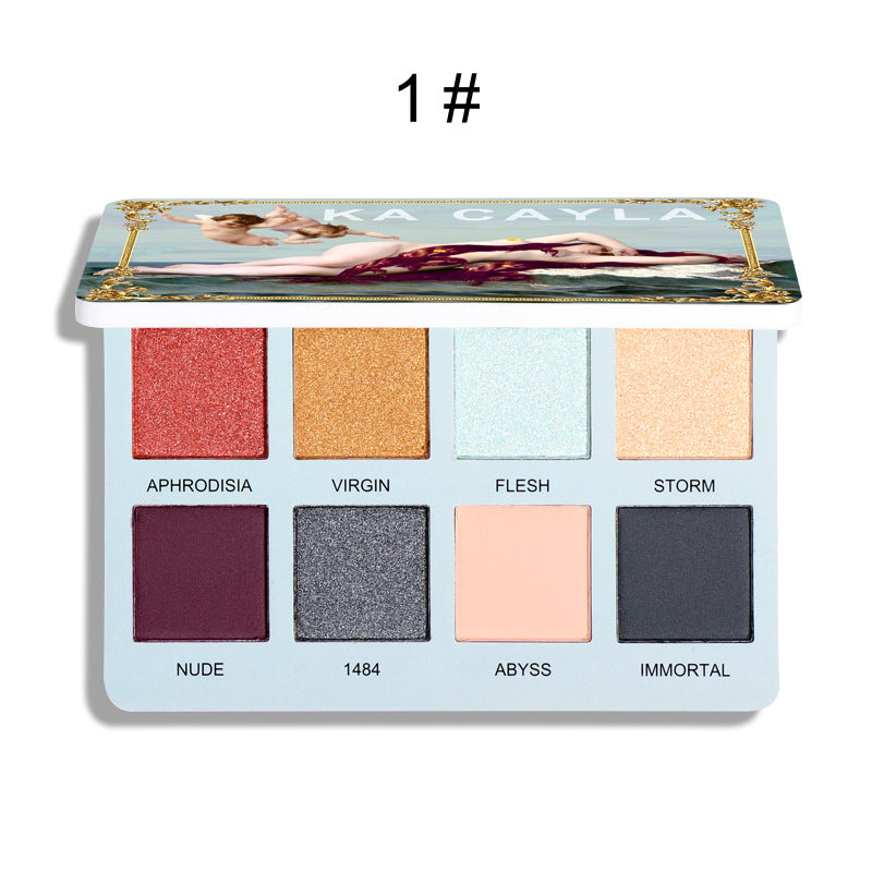 Matte Pearl Glitter Eyeshadow Palette