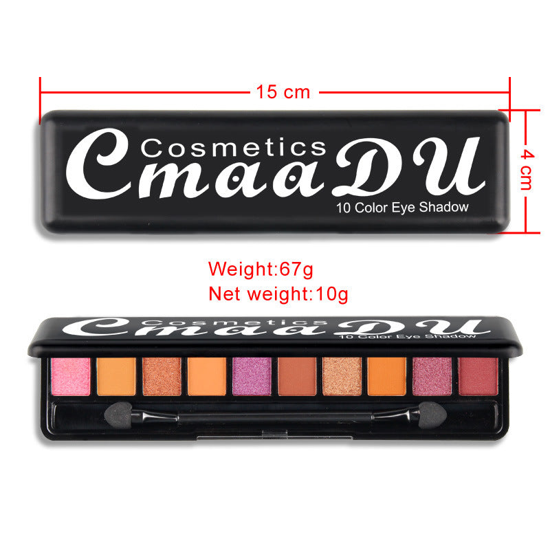 Matte Pearlescent Eyeshadow Palette