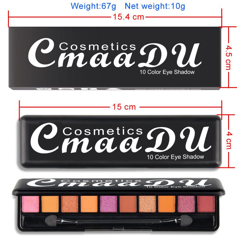 Matte Pearlescent Eyeshadow Palette