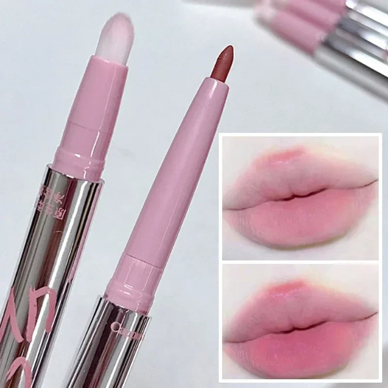 Matte Pink Lip Liner Pen Smooth Lip Contouring Makeup