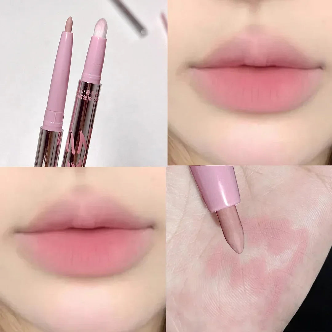 Matte Pink Lip Liner Pen Smooth Lip Contouring Makeup
