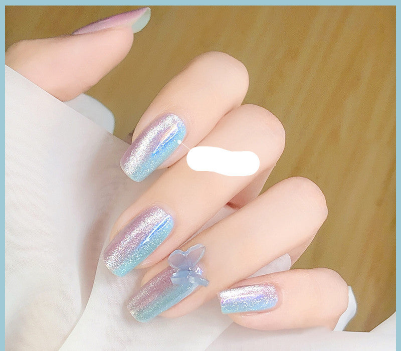 Milk Tea Crystal Cat Eye Nail Polish