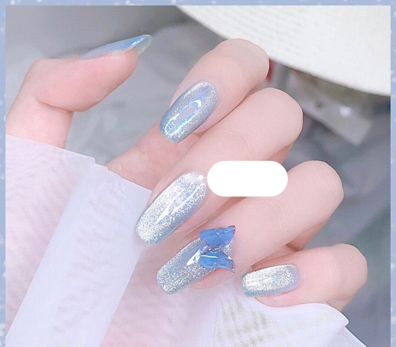 Milk Tea Crystal Cat Eye Nail Polish