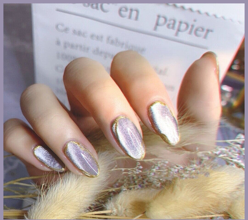 Milk Tea Crystal Cat Eye Nail Polish