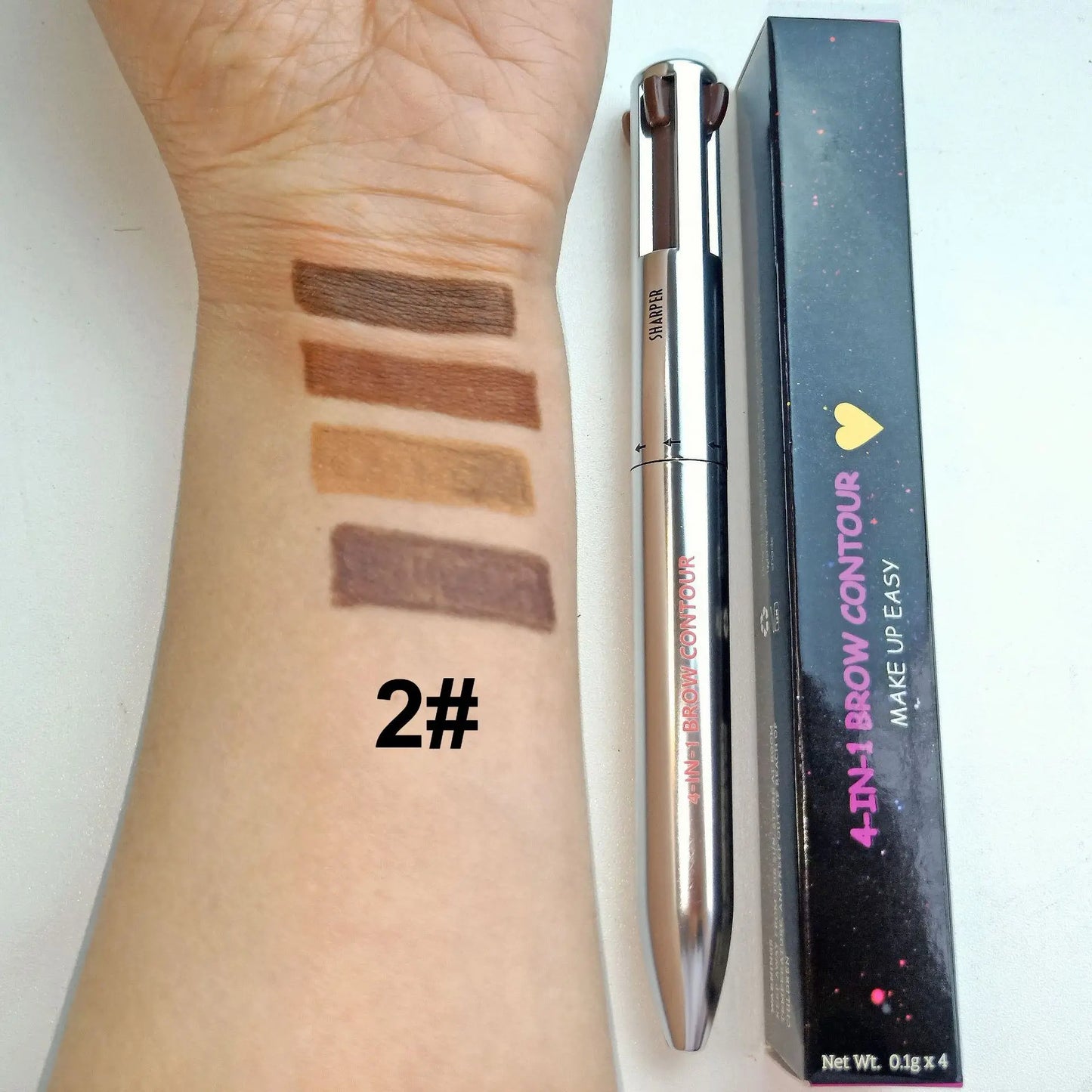 Multi-Effect 4 In 1 Eyeliner Eyebrow Pencil