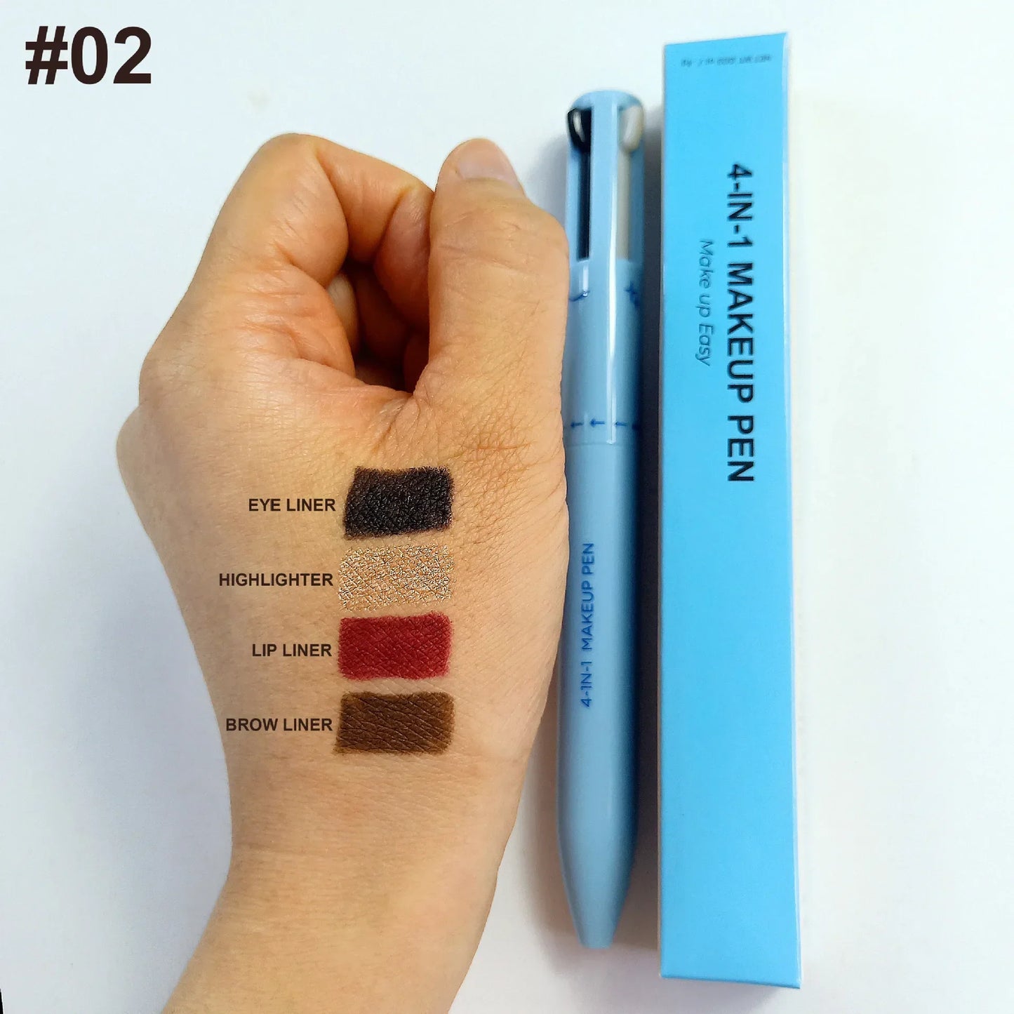 Multi-Effect 4 In 1 Eyeliner Eyebrow Pencil