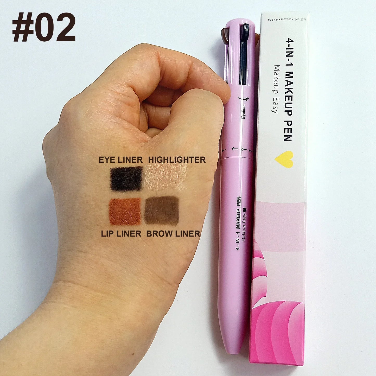 Multi-Effect 4 In 1 Eyeliner Eyebrow Pencil