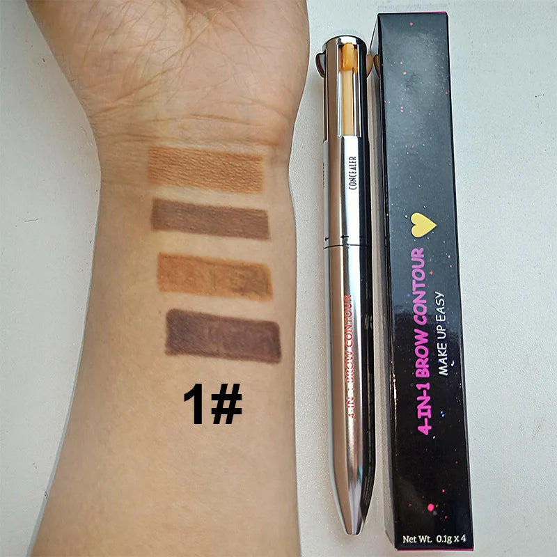 Multi-Effect 4 In 1 Eyeliner Eyebrow Pencil