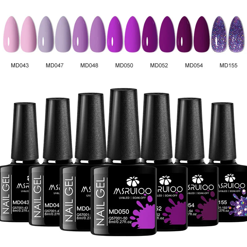 Nail Art Masterpiece Kit 7-Piece Gel Polish Set