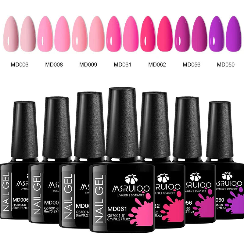 Nail Art Masterpiece Kit 7-Piece Gel Polish Set
