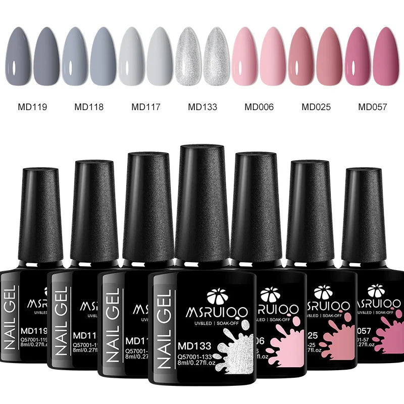 Nail Art Masterpiece Kit 7-Piece Gel Polish Set