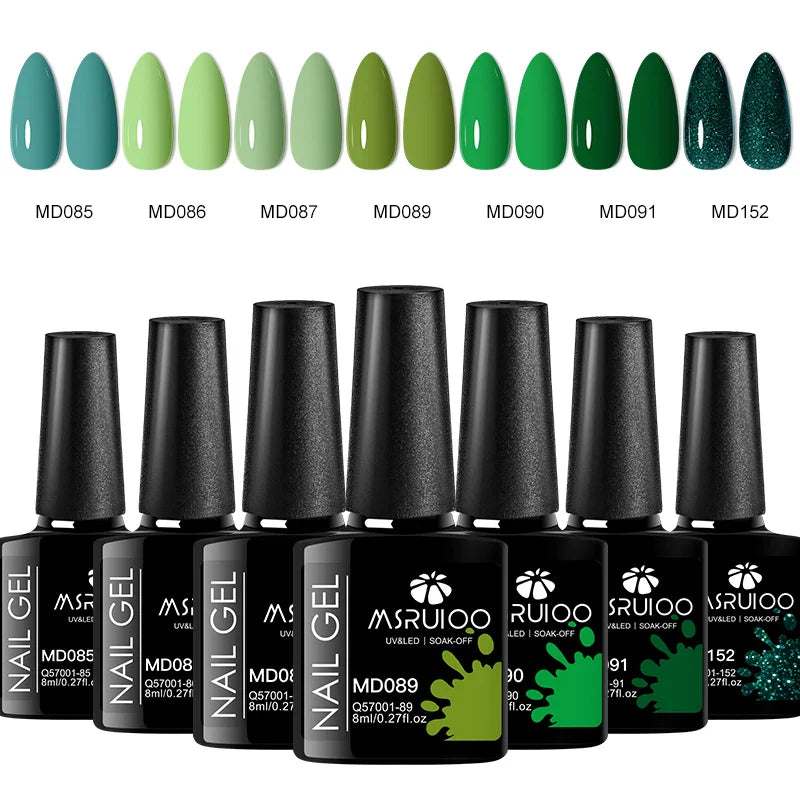Nail Art Masterpiece Kit 7-Piece Gel Polish Set