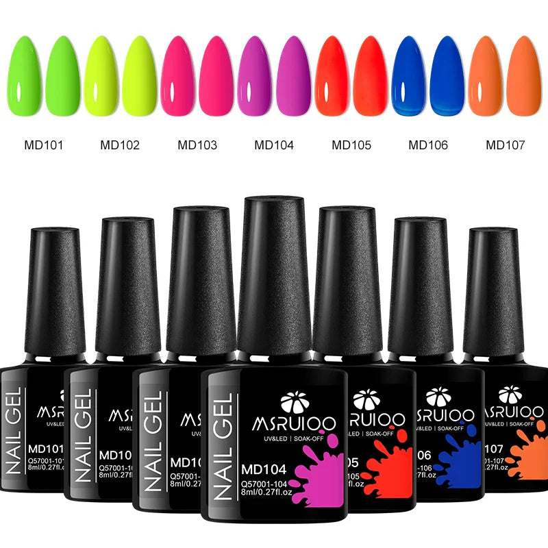 Nail Art Masterpiece Kit 7-Piece Gel Polish Set