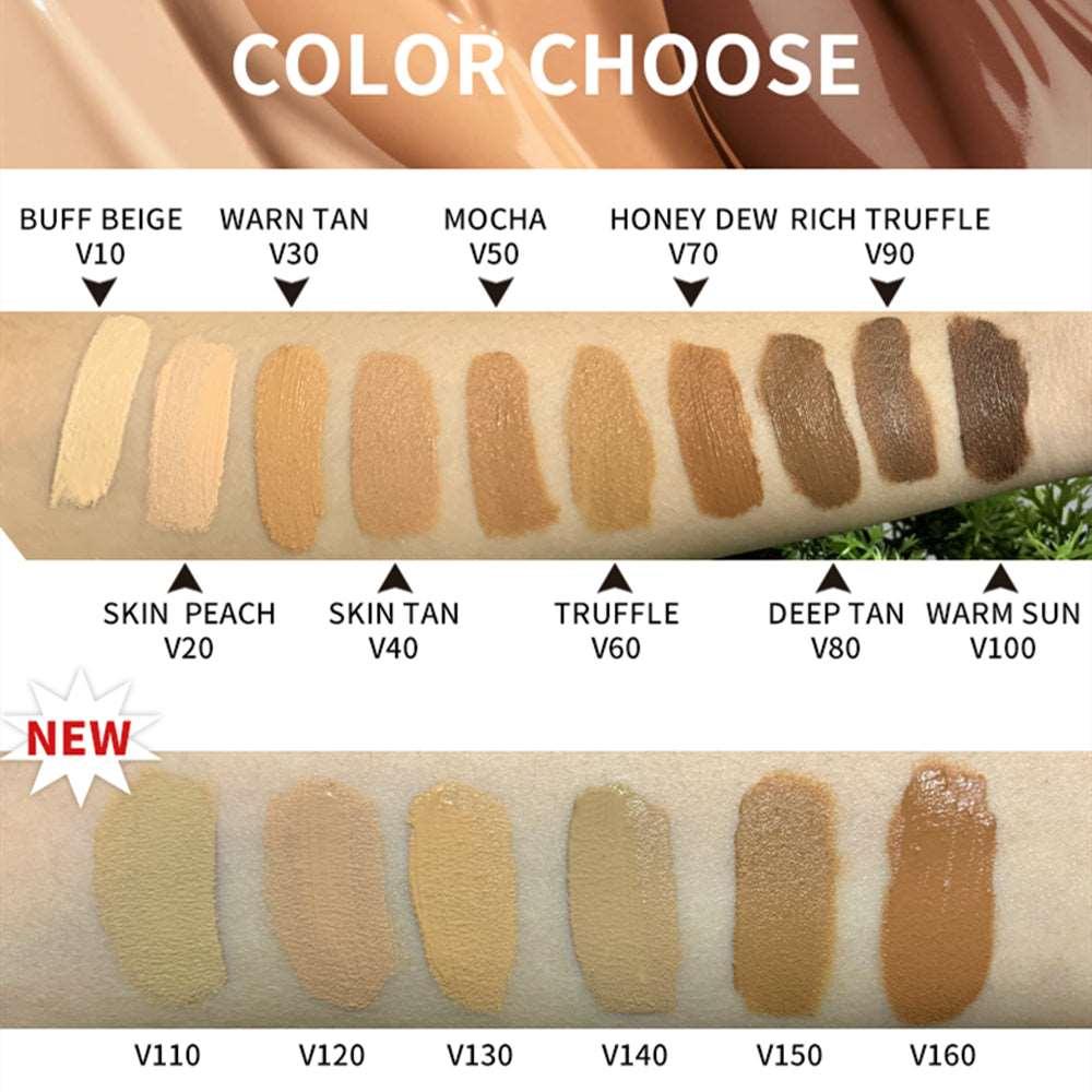 Natural Face Waterproof Liquid Foundation