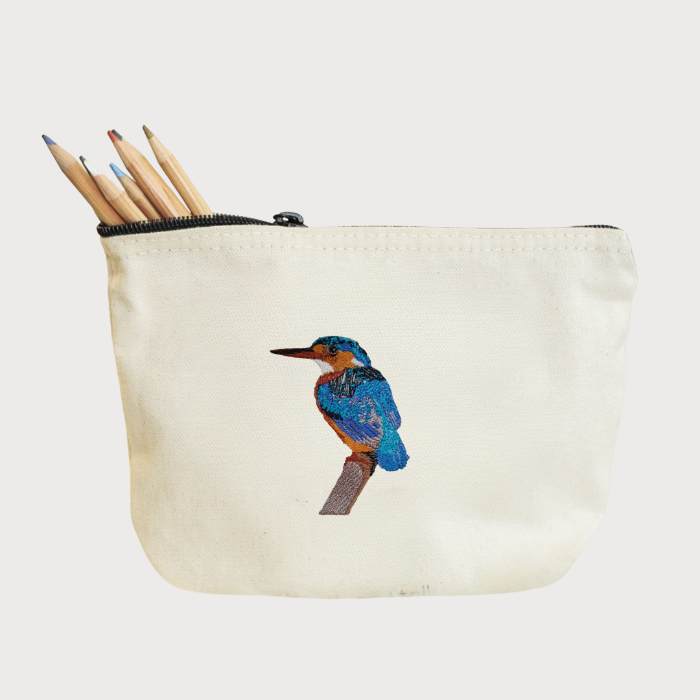 Malachite Kingfisher Makeup Bag