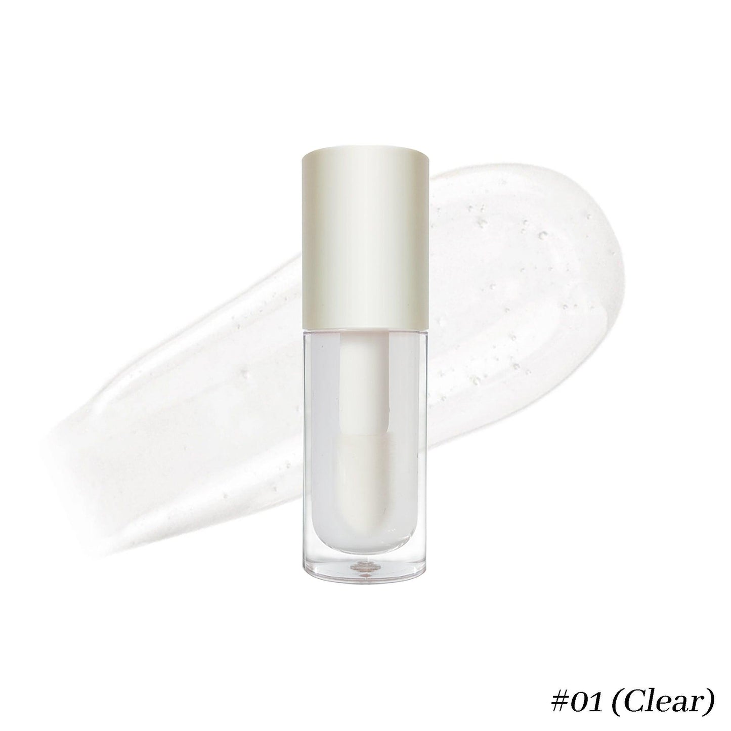 Nourishing Vegan Lip Gloss in Clear Pink for Irresistible Shine