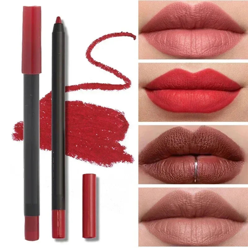 Nude Brown Lip Liner Pencil Matte Waterproof Long Lasting