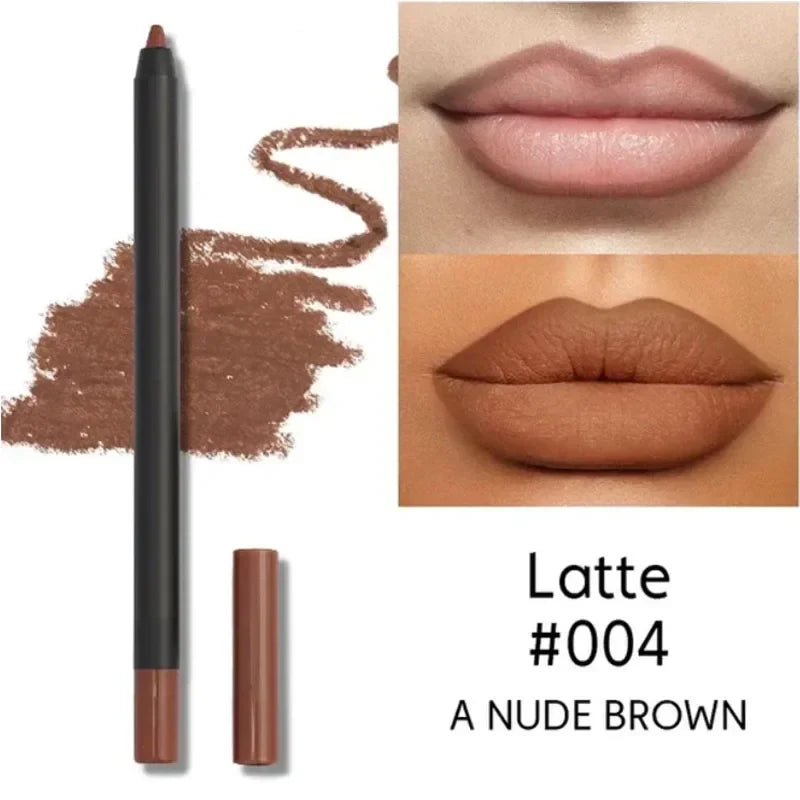 Nude Brown Lip Liner Pencil Matte Waterproof Long Lasting