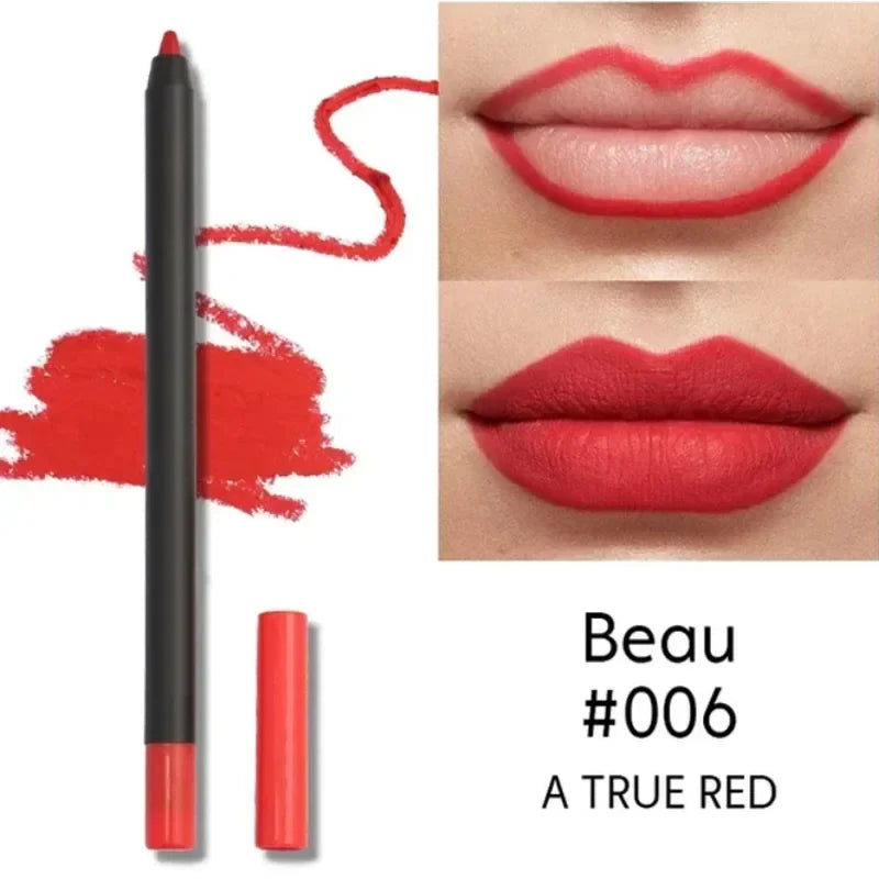 Nude Brown Lip Liner Pencil Matte Waterproof Long Lasting