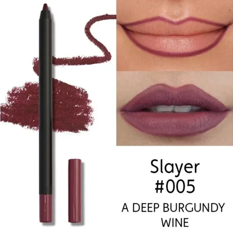 Nude Brown Lip Liner Pencil Matte Waterproof Long Lasting