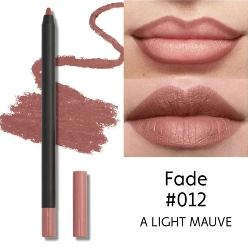 Nude Brown Lip Liner Pencil Matte Waterproof Long Lasting