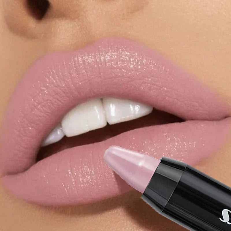 Nude Grey Pink Lip Liner Pen Long Lasting Matte Tint
