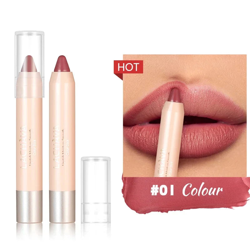 Nude Grey Pink Lip Liner Pen Long Lasting Matte Tint