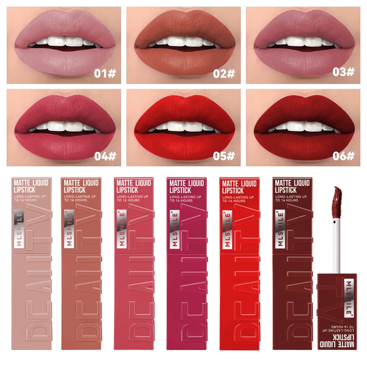 Nude Matte Lip Gloss Waterproof Lasting Lipstick