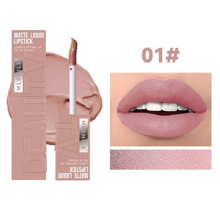 Nude Matte Lip Gloss Waterproof Lasting Lipstick