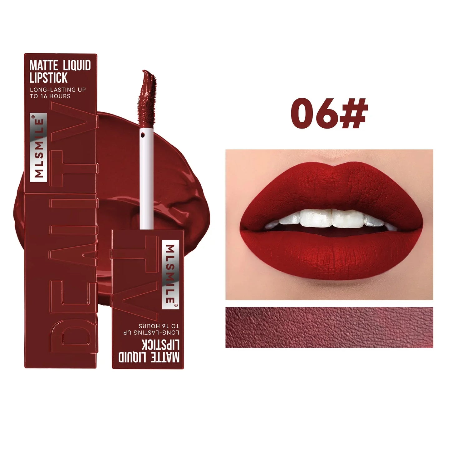 Nude Matte Lip Gloss Waterproof Lasting Lipstick