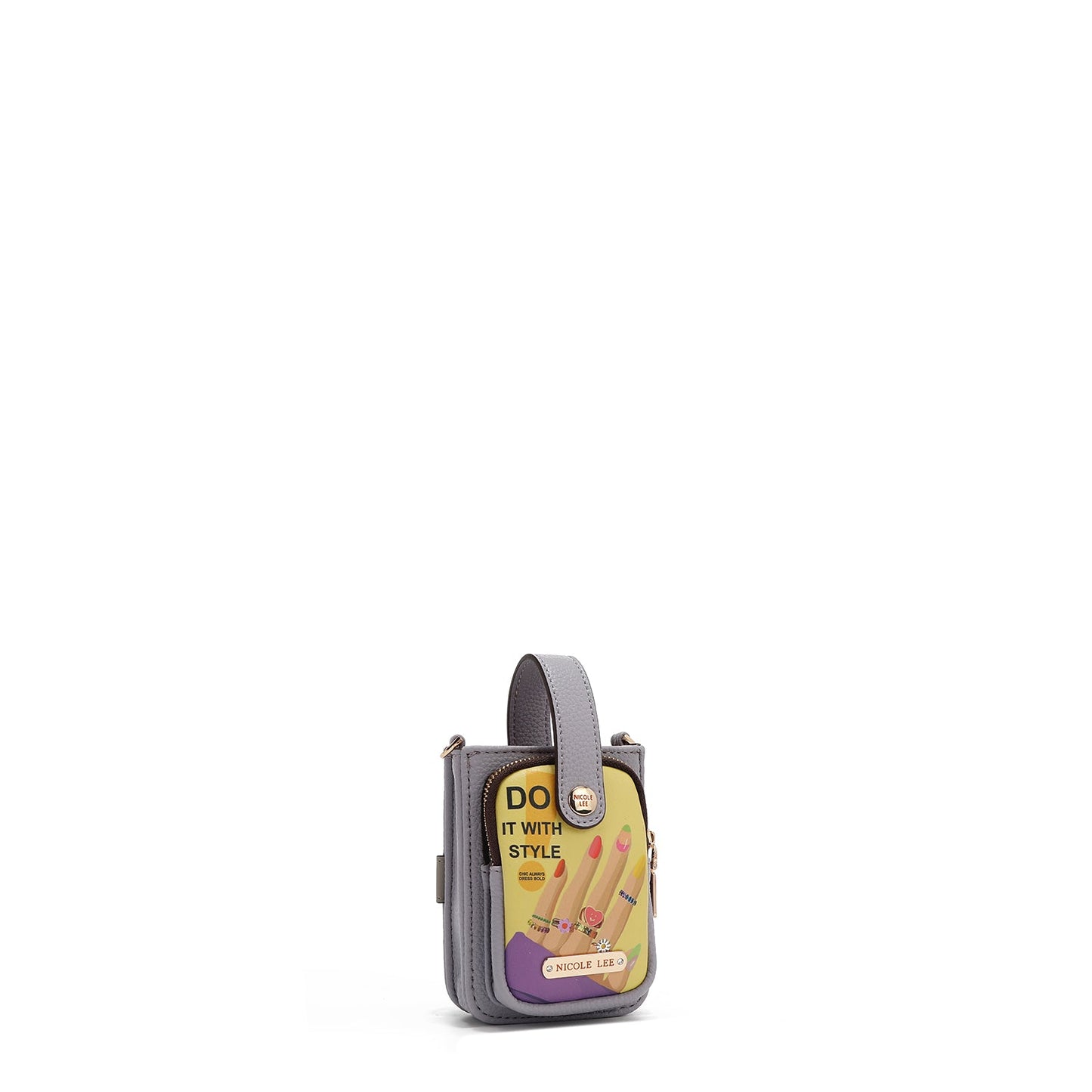 FUNDA DE TELEFONO CRUZADA CON CORREA (NAIL POLISH)