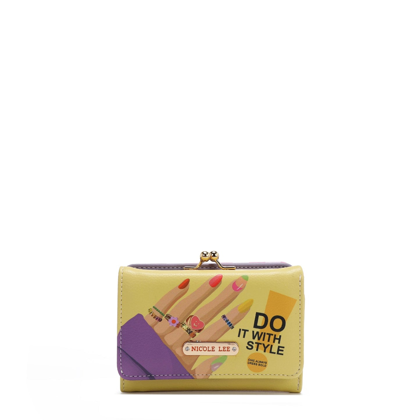CARTERA TRIFOLD AGUSTINA (NAIL POLISH)