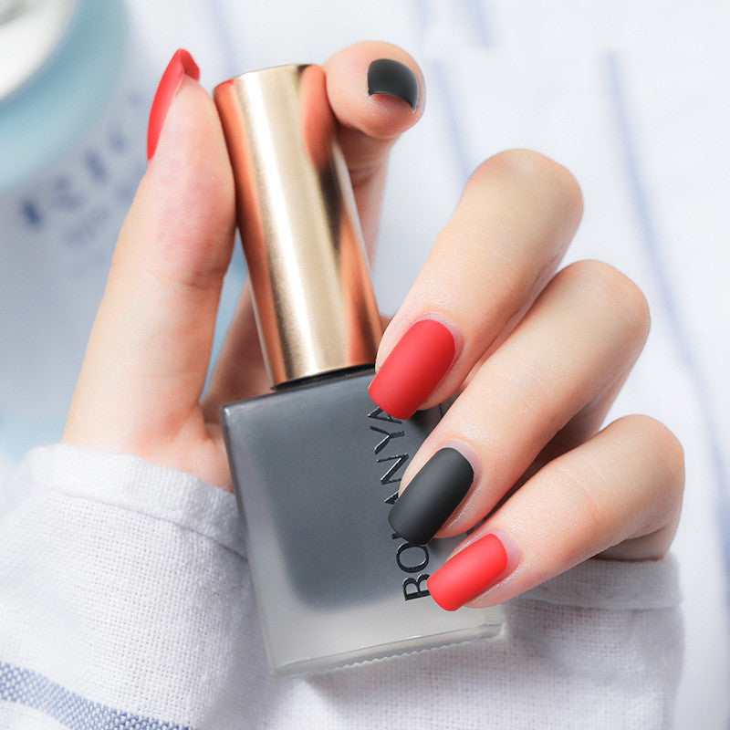 Peelable Candy Color Velvet Matte Nail Polish