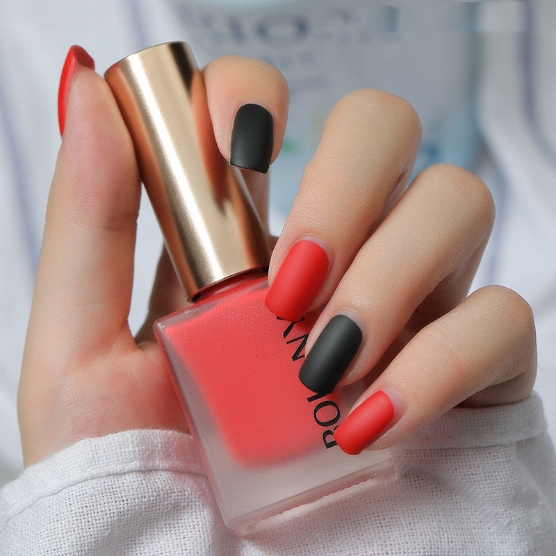 Peelable Candy Color Velvet Matte Nail Polish